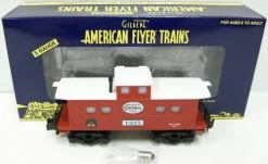 American Flyer 6-48739 S Gauge North Pole Central Illuminated Christmas Caboose