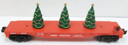 MTH 30-76211 Christmas Flatcar With 3 Xmas Trees 4 MTH 30-76211 Christmas Flatcar With 3 Xmas Trees - Image 2