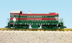 USA Trains R22576 G Christmas Alco S4 Switcher Diesel Locomotive #25